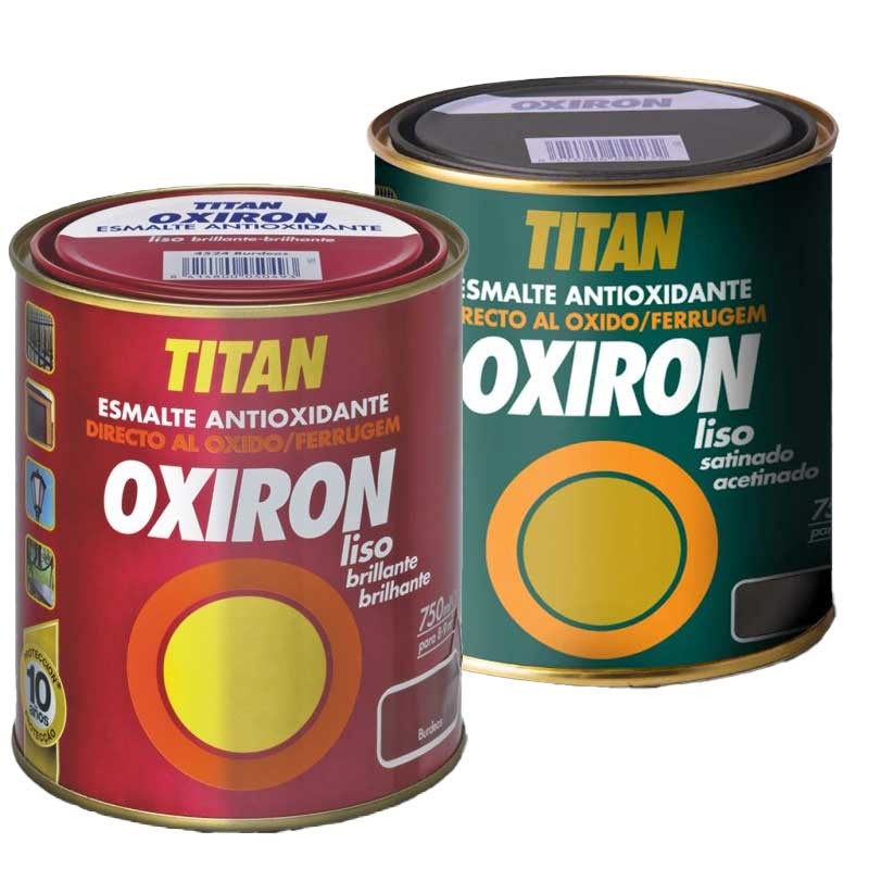 PINTURA OXIRON ESM ANT LISO BOTE GRIS PERLA 4L TITAN