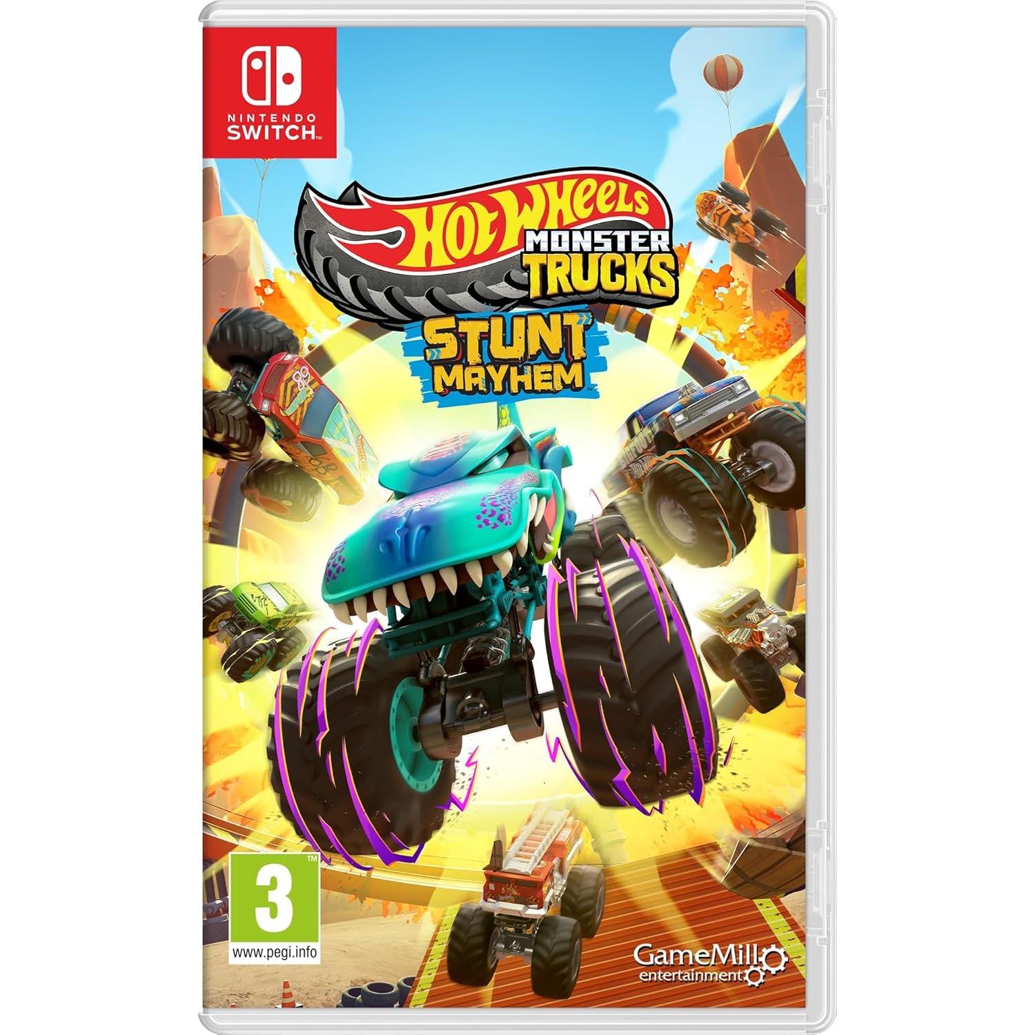 Hot Wheels Monster Trucks: Stunt Mayhem Juego Fisico para Consola Nintendo Switch [ PAL ESPAÑA ]