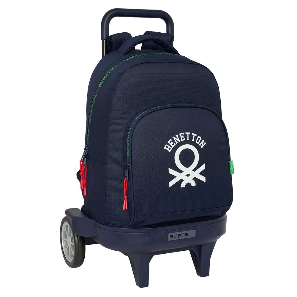 Mochila Escolar con Ruedas Compact Evolution Benetton Together 33L Extraíble