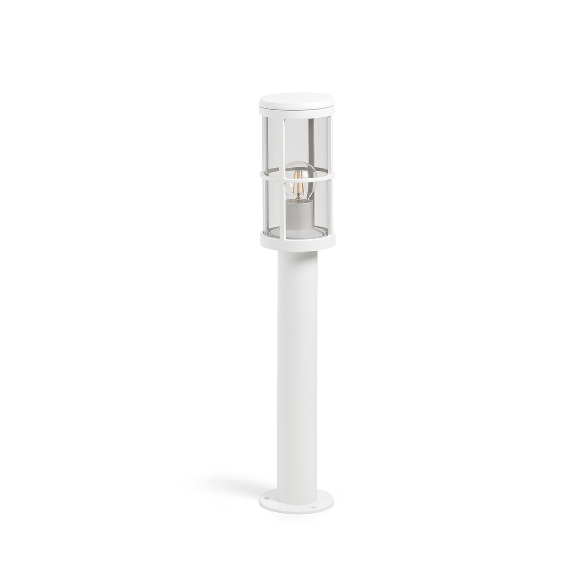 Novolux Lighting - Baliza exterior- LUG, uso exterior, E27, 18W, IP54, aluminio, H65 cm, blanco, exterior
