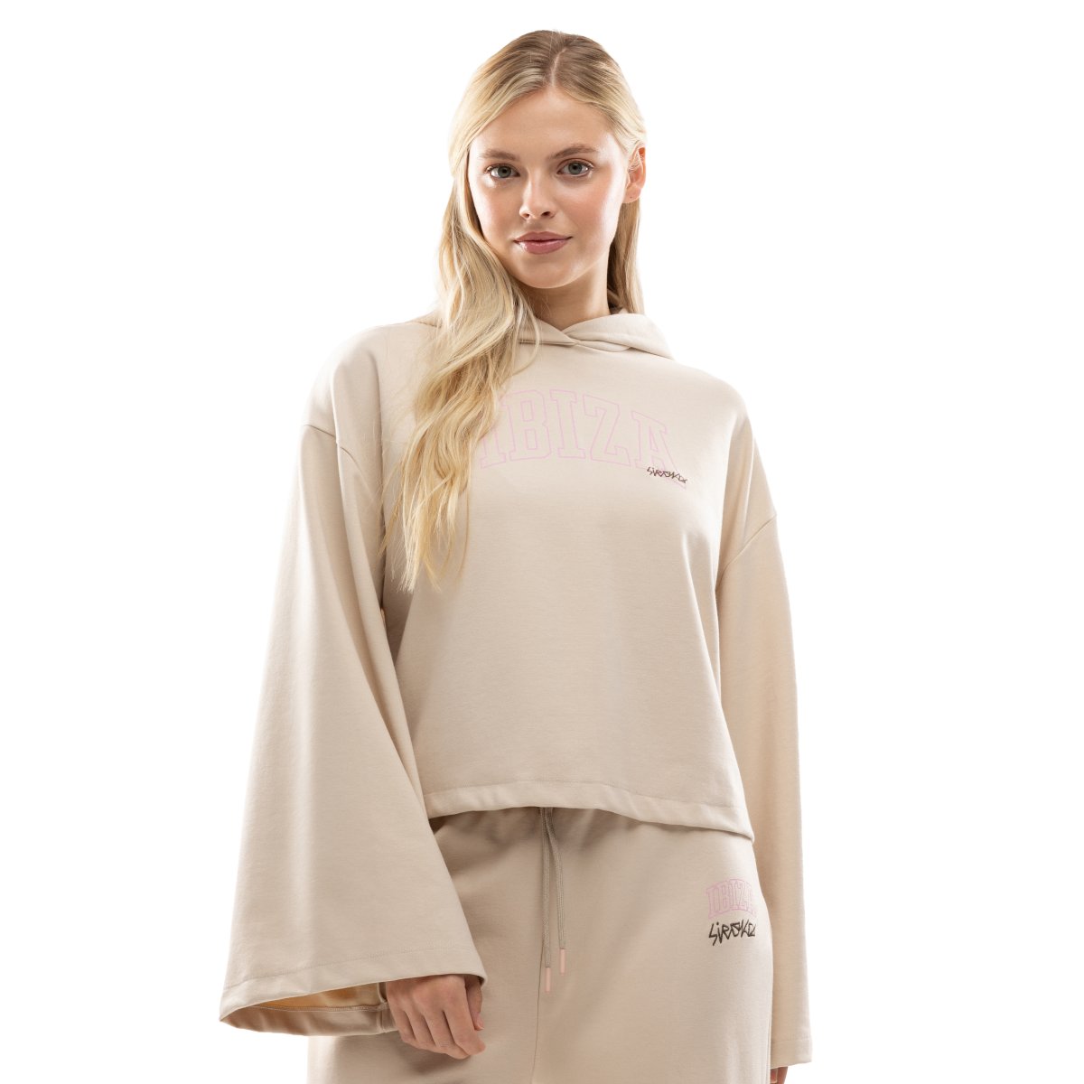 SIROKO - Sudadera con Cremallera de Neopreno para Mujer - Ibiza - Siroko  IBZ Tanit Ivory_
