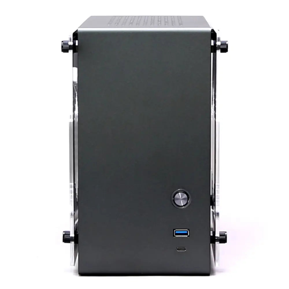 Torre PC Carcasa Mini Tower Zalman M2 Mini Gris Cristal Templado USB-C