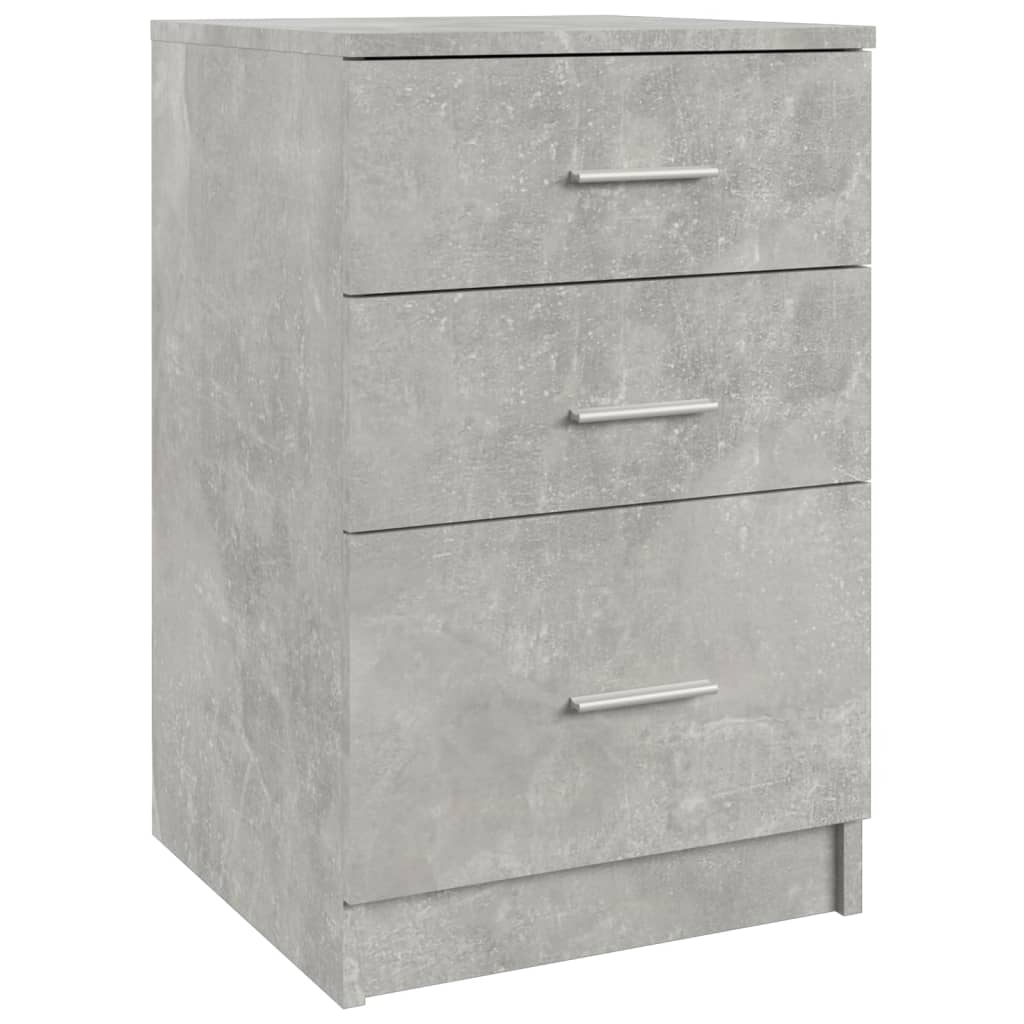 Vidaxl Mesita de Noche Madera Contrachapada 40x40x63 Cm Roble Ahumado