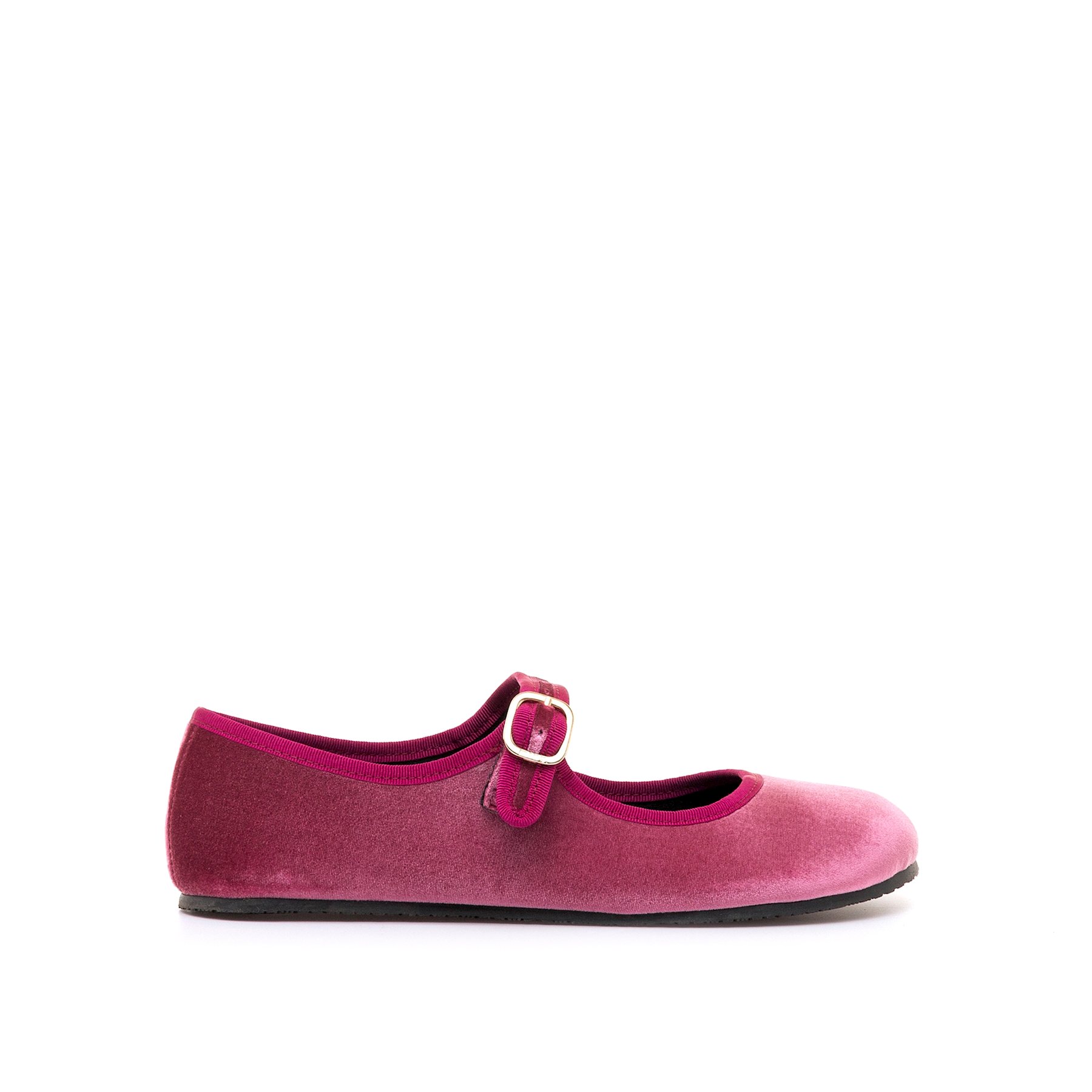 Mustang-MTNG zapatos planos barefoot mujer free mia rosa con cierre hebilla y tipo de puntera redonda