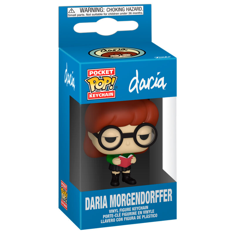 Funko Pop! Keychain: Daria Morgendorffer - Minifigura de Vinilo Coleccionable Llavero Original - Relleno de Calcetines - Idea de Regalo- Mercancia Oficial - TV Fans - Minifigura