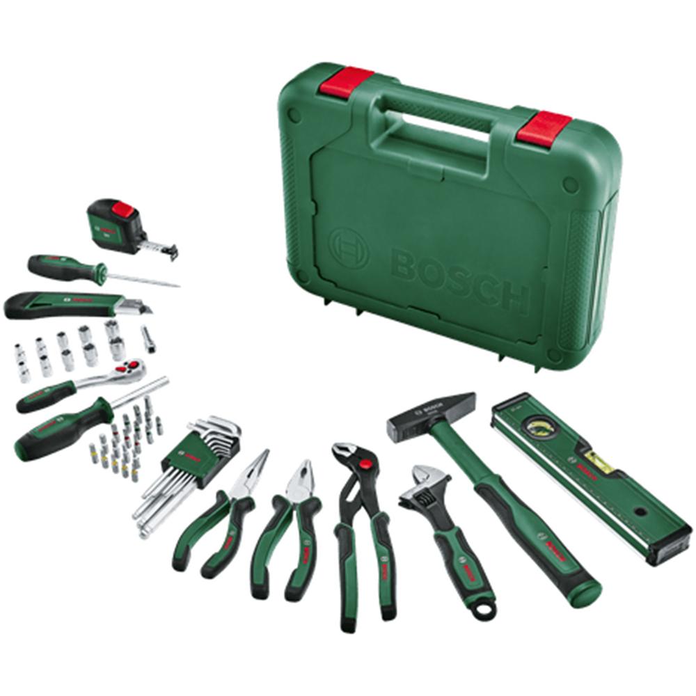 BOSCH 1600A02BY7 Set mixto avanzado de herramientas manuales de 52 piezas