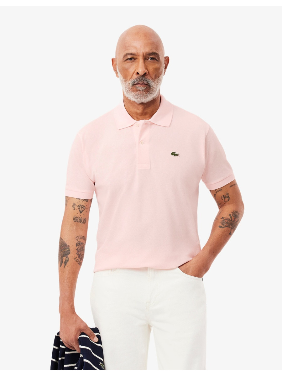 Polo Lacoste L1212 Básico Rosa Flamant Hombre LACOSTE Raíz Inicio MARCAS LACOSTE POLOS LACOSTE HOMBRE ROPA POLOS