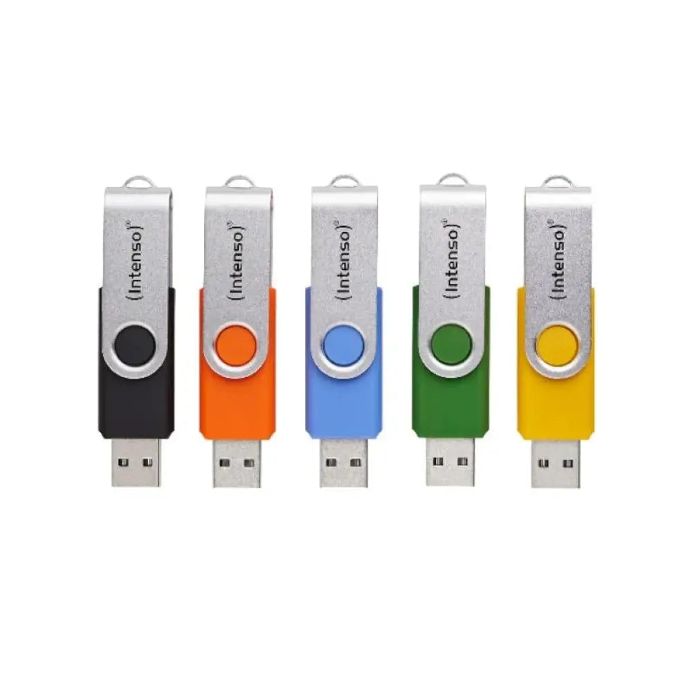 Pen Drive Memoria USB Intenso Office Line 32 GB USB 3.2 Gen 1 Multicolor Pack 5 unidades