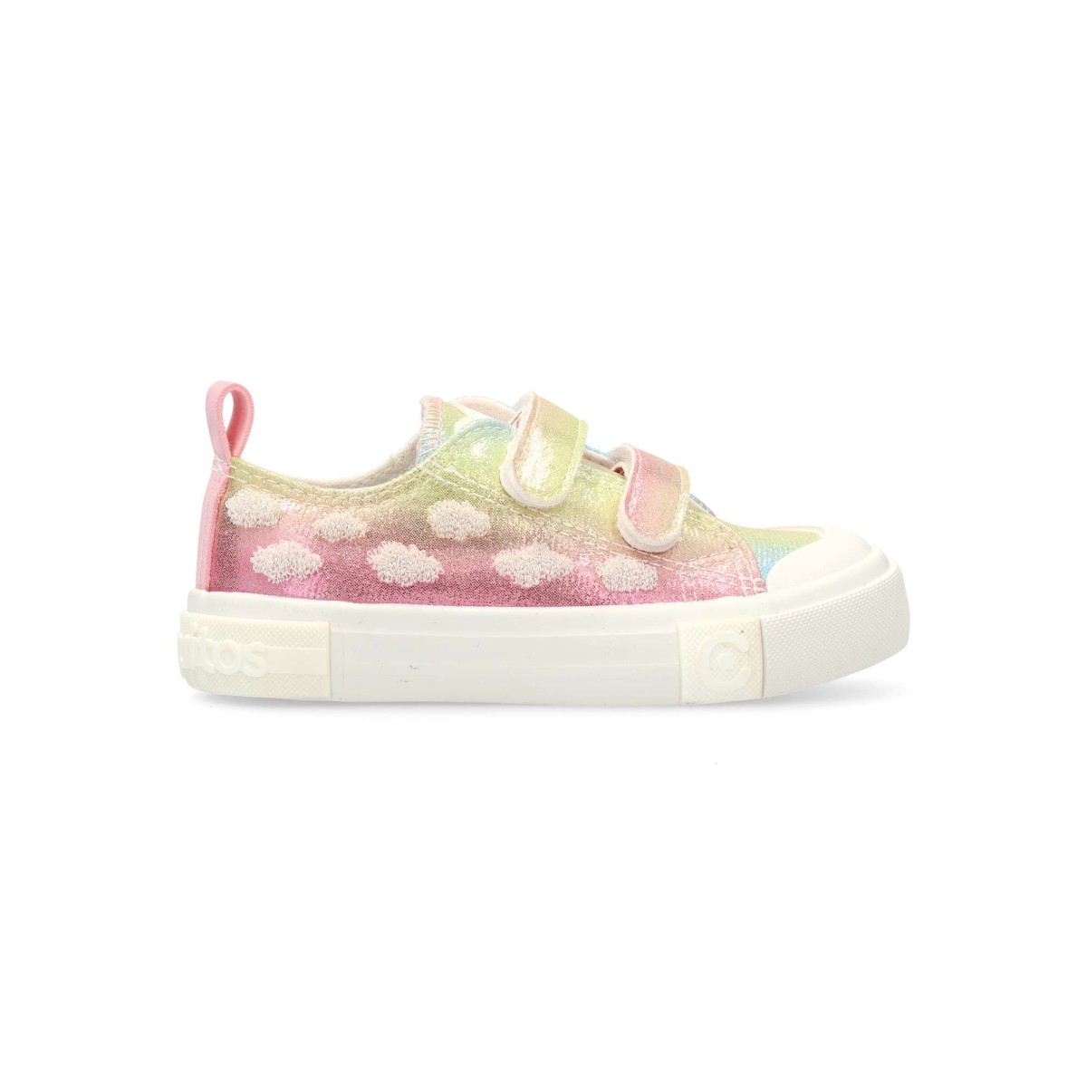 Conguitos - Zapatillas sneakers Conguitos Zapatilla para niñas, cómodas de textil con suela y puntera de goma, plantilla acolchada, estilo casual multicolor