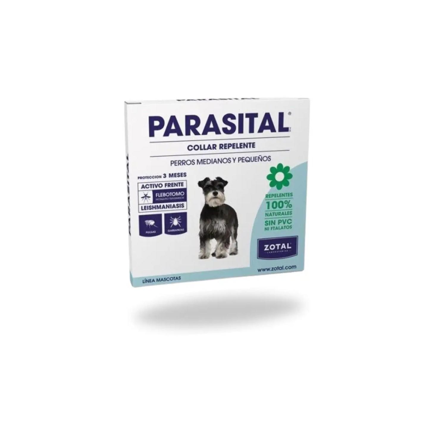 Parasital Collar Repelente 60cm Perros Medianos y Pequeños