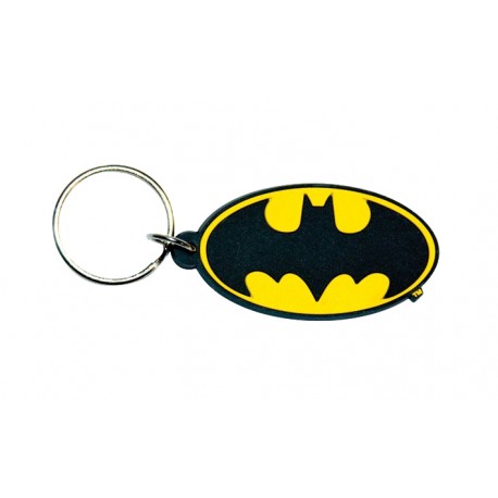PYRAMID - DC - Llavero Batman - Material de caucho de calidad - Regalo original para amigos y familiares