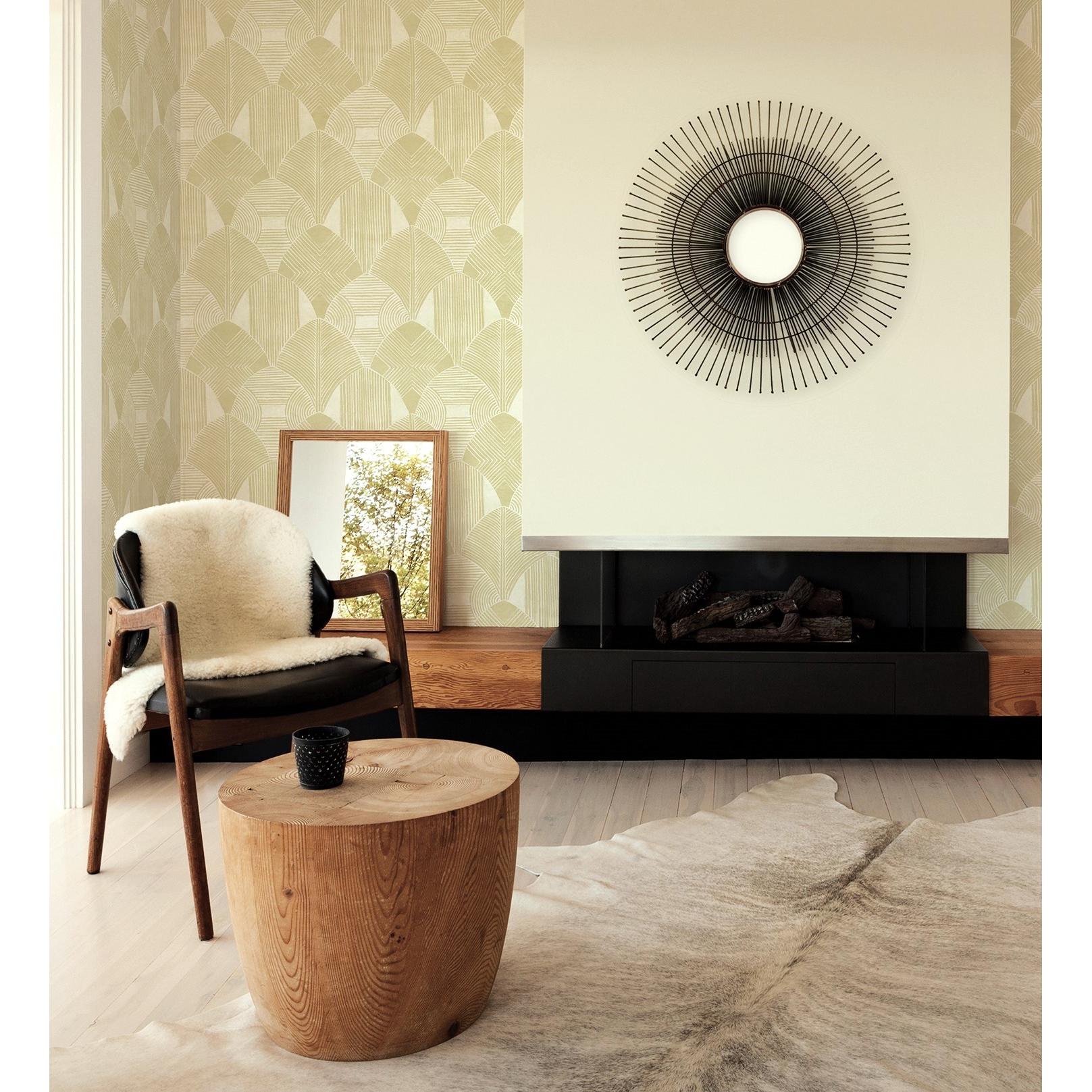 Papel pintado vinílico ecológico geométrico estilo étnico africano - Beirut Palace 680848 de GAULAN - Rollo de 10 m x 0,53 m