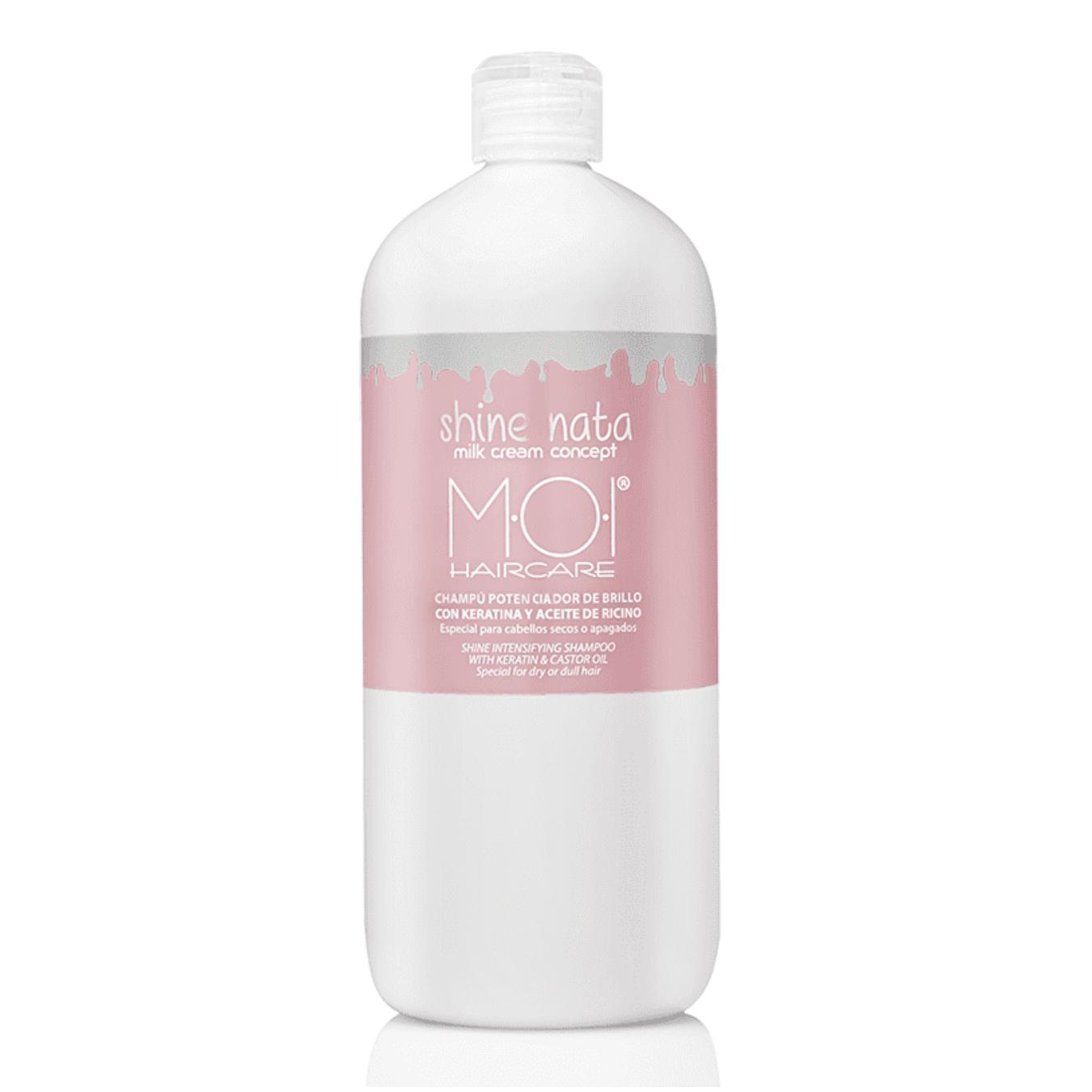 Champú de Nata shine POTENCIADOR DEL BRILLO 1.000ml MOI HAIRCARE