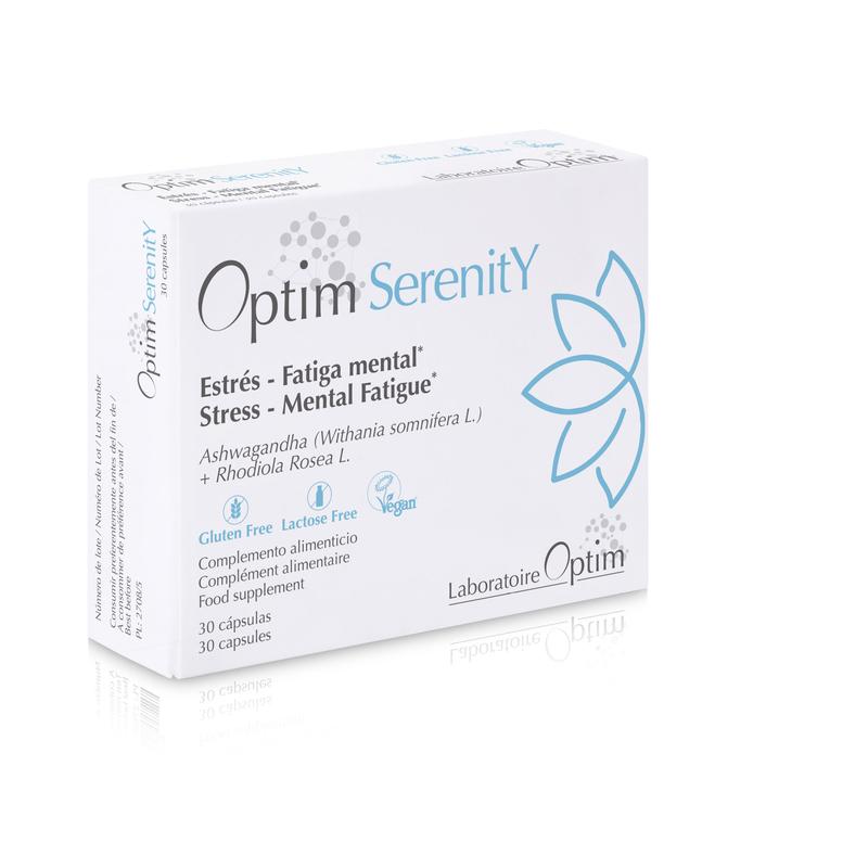 Optim Serenity 30 Cápsulas - Apto para Veganos - Sin Gluten - Sin Lactosa