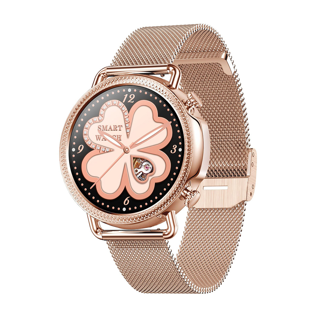 Rastreador de ciclo de fisiología femenina retro completamente táctil: reloj inteligente.