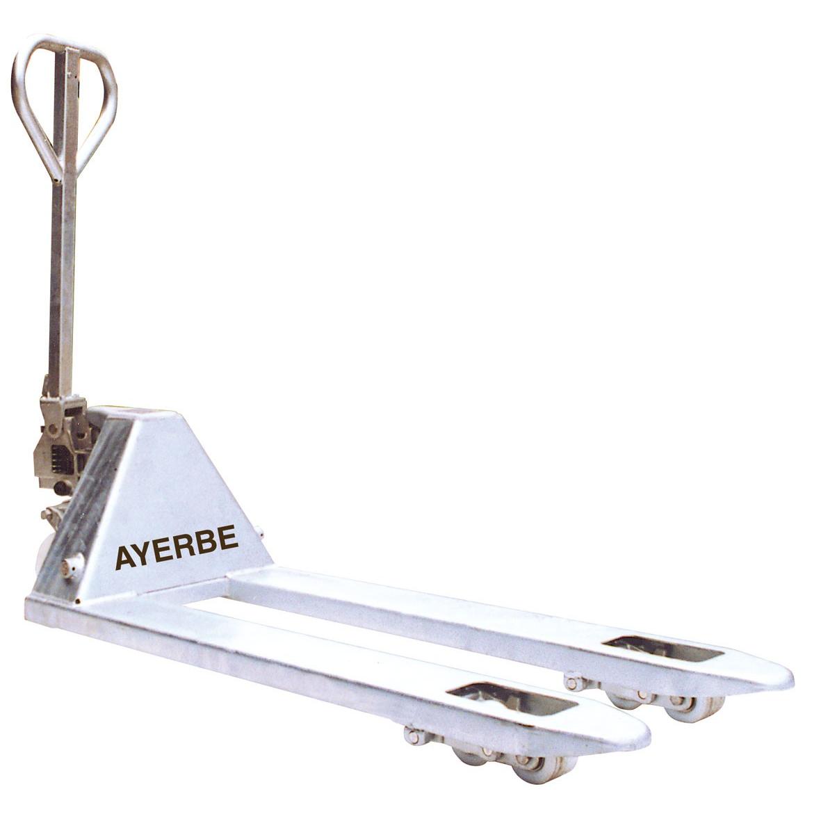 Transpaleta Alimentaria AYERBE 2500-GAL Galvanizada 2500 Kg