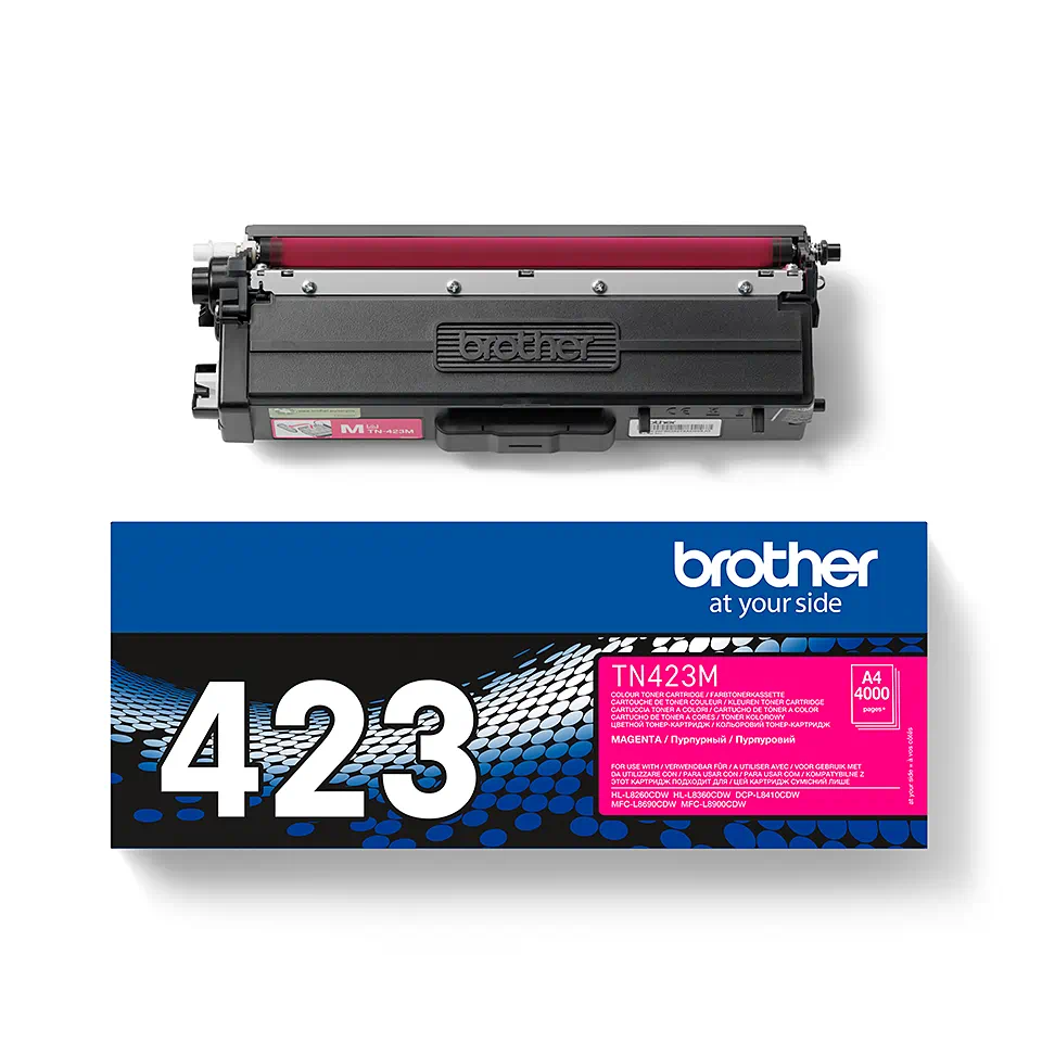 Brother tn423 magenta cartucho de toner original - tn423m