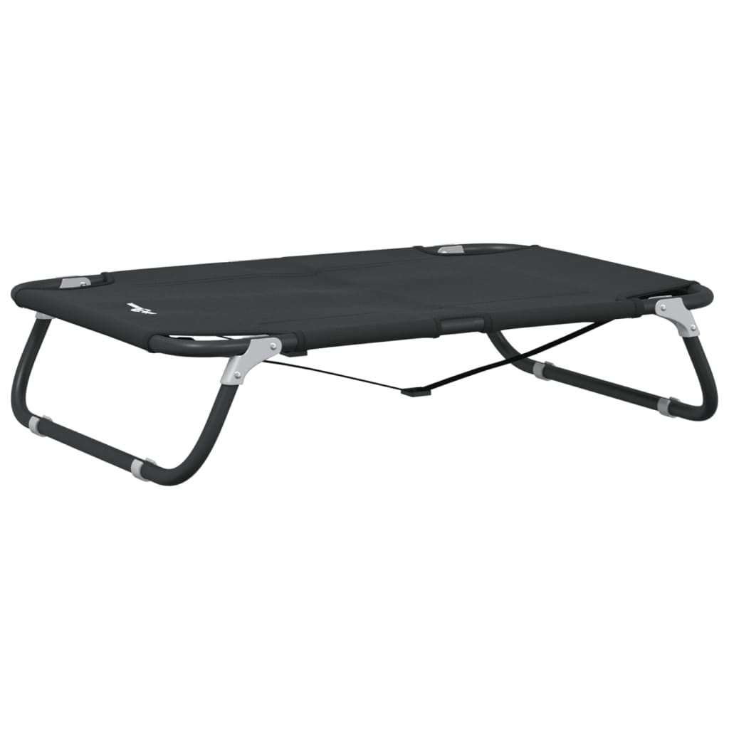 vidaXL Cama para perros plegable tela oxford y acero gris antracita Dimensiones 70 x 46 x 18 cm, 80 x 55 x 18 cm, 105 x 65 x 18 cm
