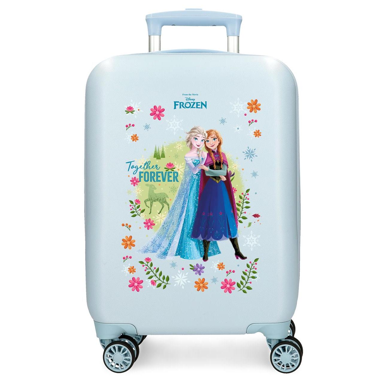 Maleta de cabina Disney Frozen Forever azul claro 50x33x20cm