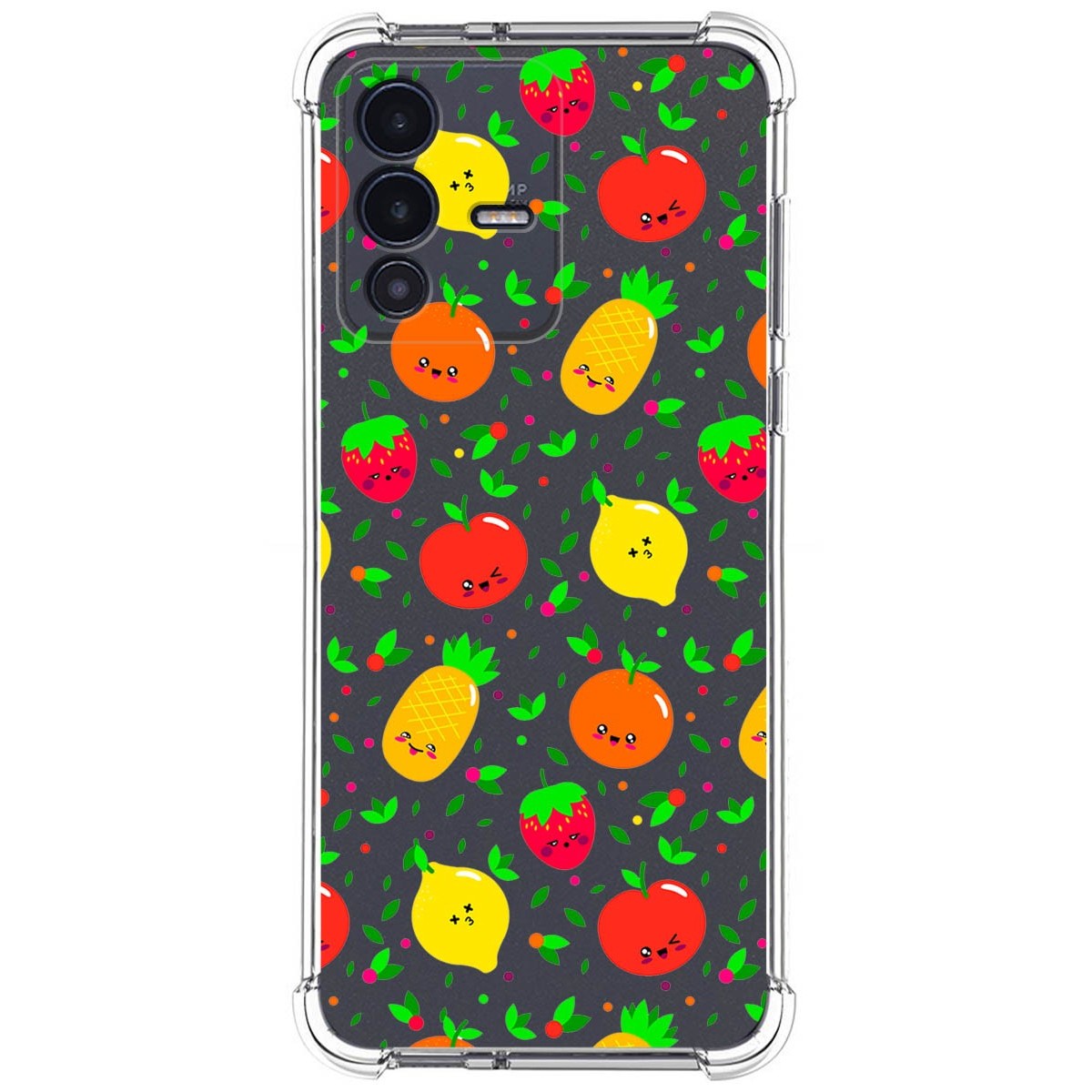 Funda Silicona Antigolpes para Vivo V23 5G diseño Frutas 01 Dibujos