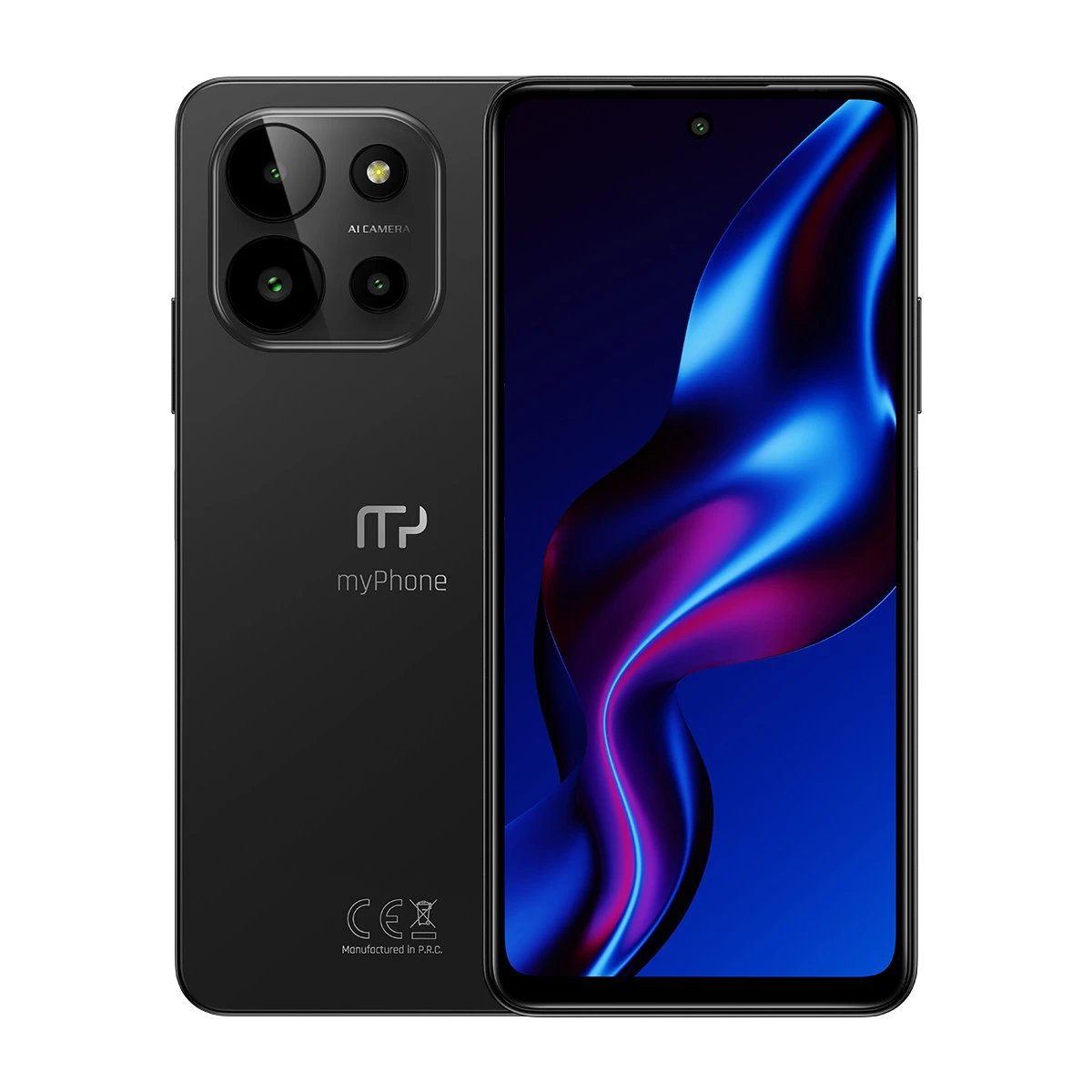 Myphone - Smartphone N23 5G SMA002729 con procesador MediaTek Dimensity 6020 octa-core, Android 13 puro, NFC y lector de huellas