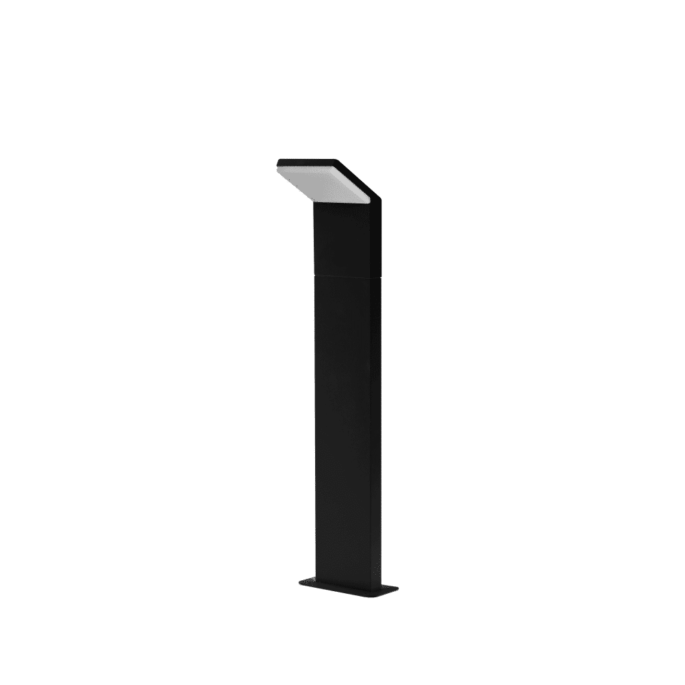 Luminaria LED moderna para exterior IP54, 9 W, 60 cm, color negro, CCT 2200 K/2700 K/3000 K, encendido/apagado - Beneito & Faure
