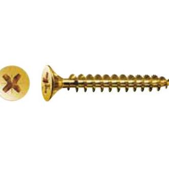 TORNILLO PARA MADERA GALVANIZADO AMARILLO (1000) 2.0*10MM - SX099977I