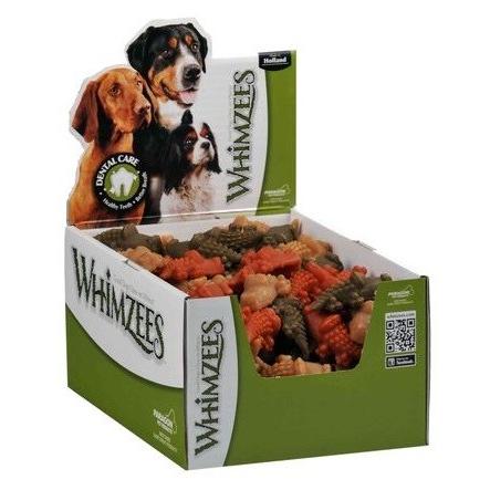 Whimzees Snack Dental Cocodrilo Mix  Snack dental para perros en forma de cocodrilo