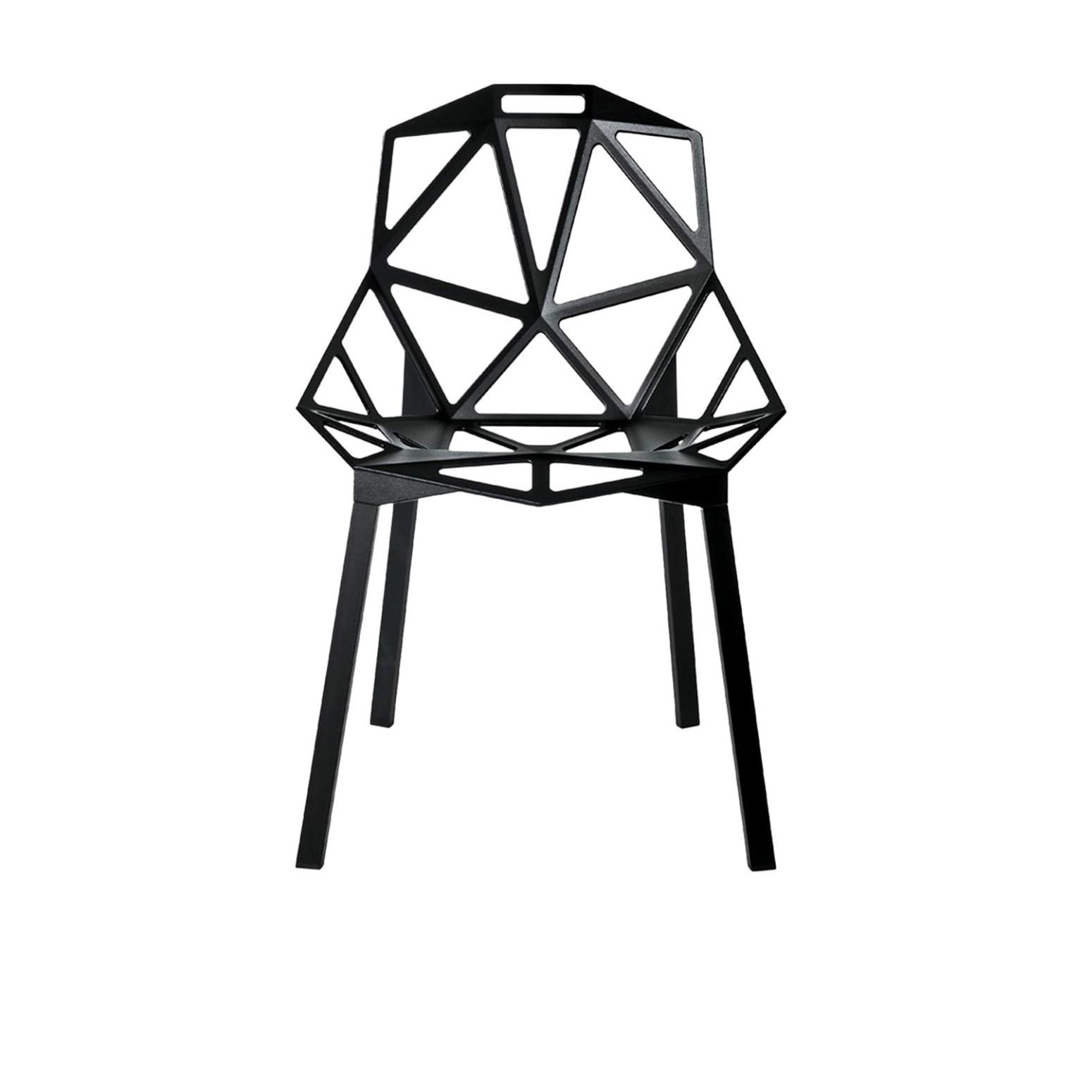 Silla MAGIS CHAIR Diseñada por Konstantin Grcic Aluminio Fundido 59x55x82cm Altura Asiento 45cm Interior y Exterior Comedor Ofic