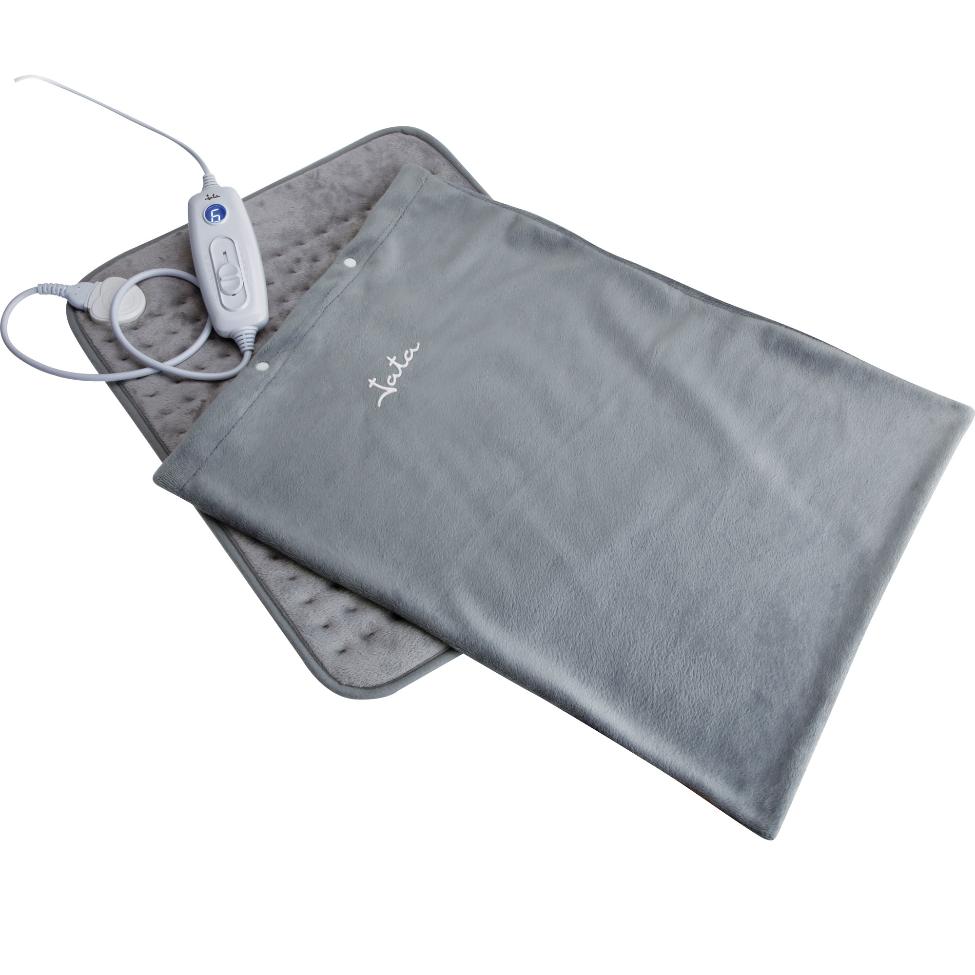 Jata Manta Eléctrica Almohadilla Mando Regulador con 6 Niveles Calor Inmediato Flexible Suave y Transpirable Medidas 40 x 30 cm Funda Extraíble y Lavable Especial Cervicales - CT10
