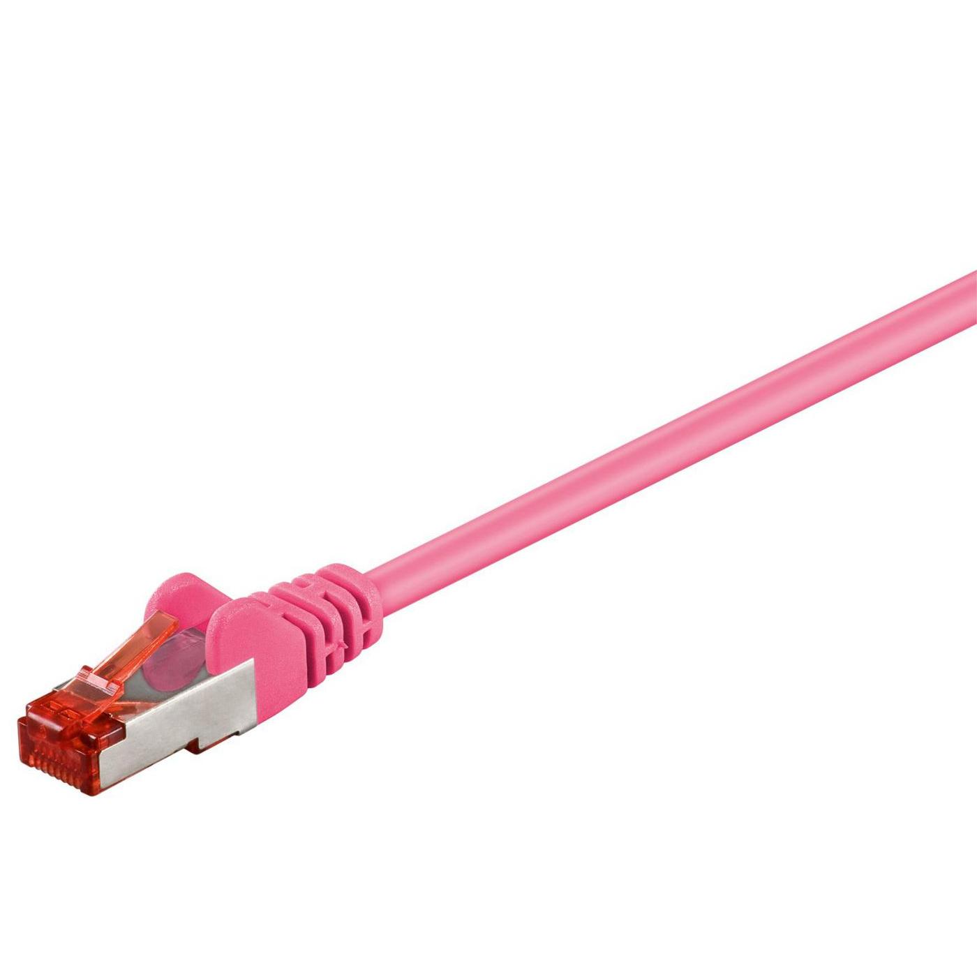 Microconnect Cable de Red F/UTP CAT6 0.25m Rosa PVC - Alta Velocidad