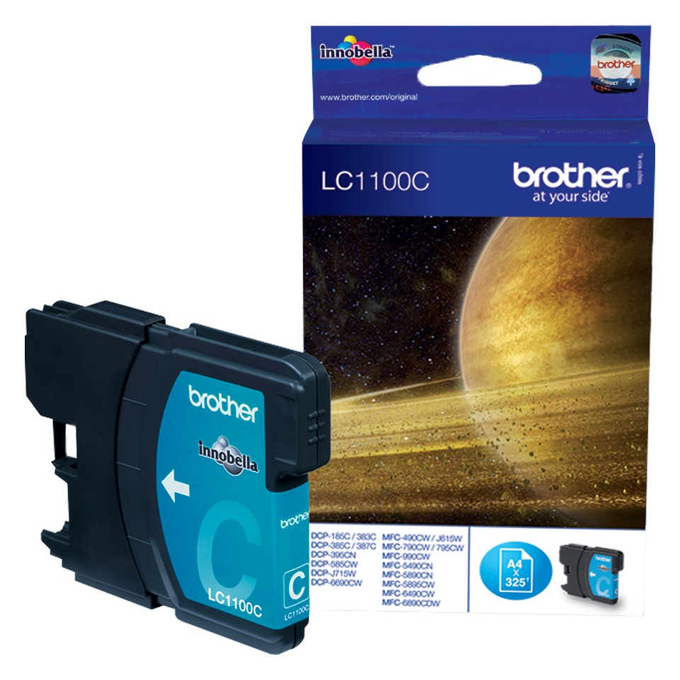 Cartucho Tinta Cian Brother LC1100C - Alta Calidad y Rendimiento Óptimo