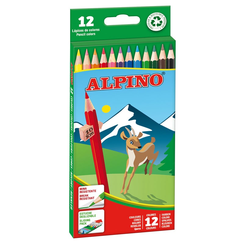 Alpino Lápices de colores/ Caja de 12 colores
