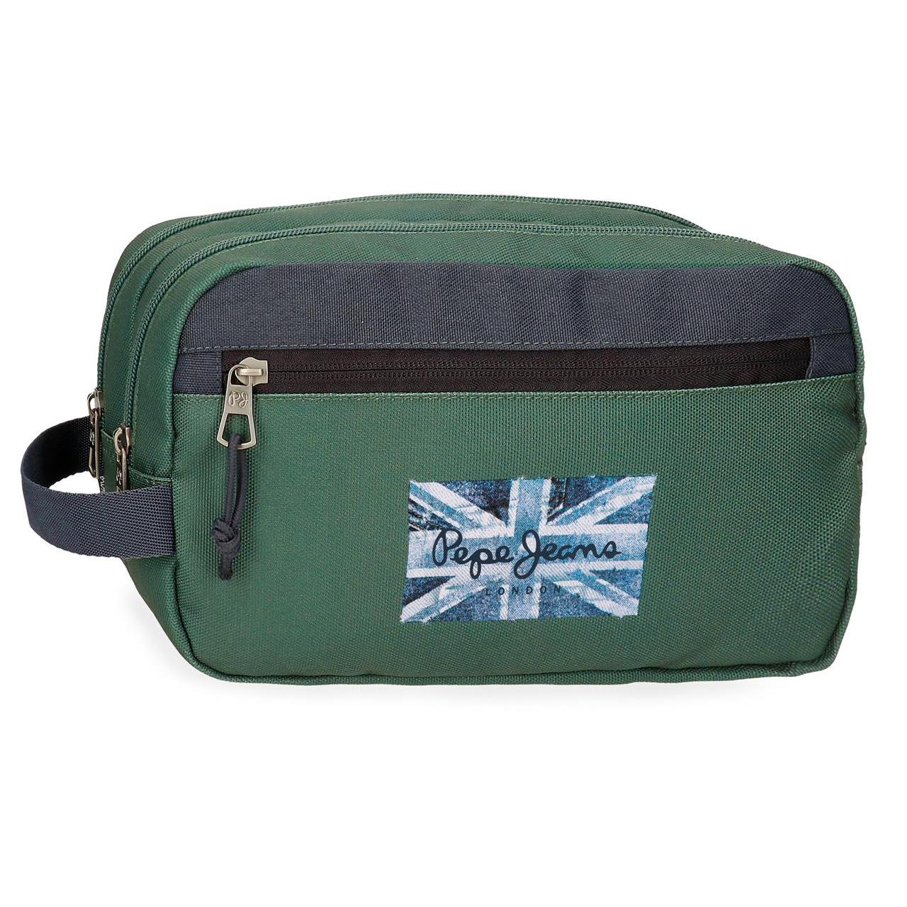 Neceser dos compartimentos Pepe Jeans Jebb Verde