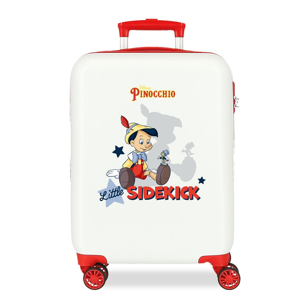 Maleta de cabina Disney Clasicos Blanco 55x38x20cm