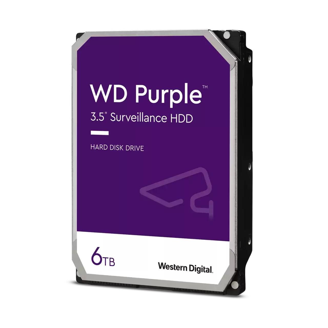 Western Digital Purple 6TB Disco Duro Interno SATA 6gb/s CE para Vigilancia