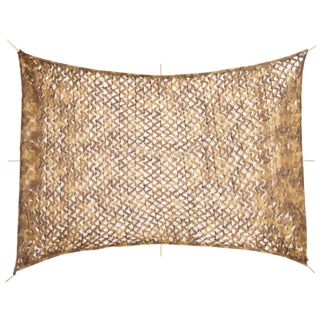 vidaXL Red de camuflaje con bolsa de almacenamiento arena en dimensiones 292x213 cm/312x140 cm/316x296 cm y más