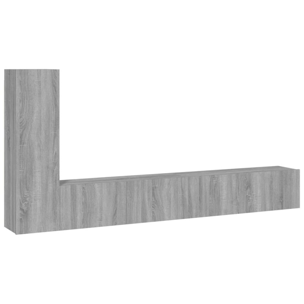 vidaXL Set de muebles para TV 3 piezas madera contrachapada 100x30x30 cm, Mueble de Salon, Mueble TV, Mueble TV salon, Mesa de TV, Mueble tele