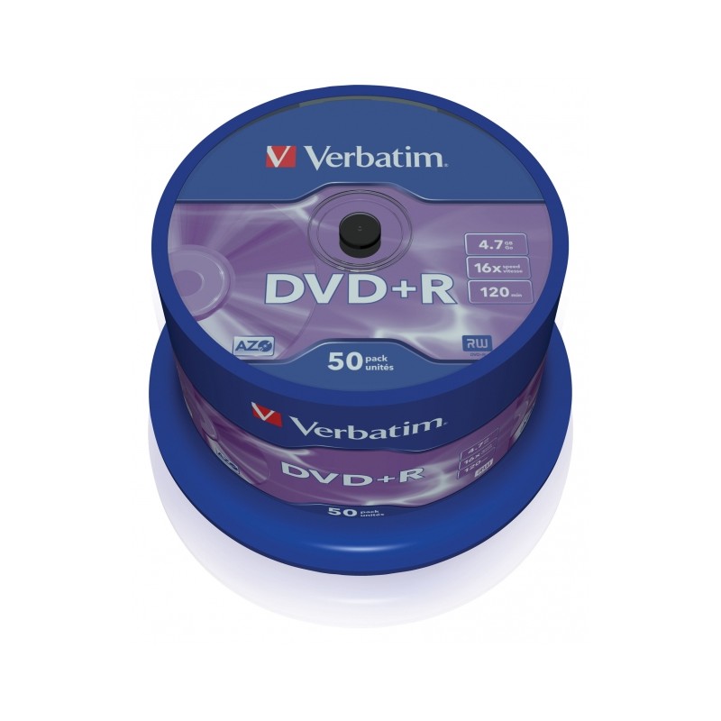 DVD+R Verbatim 4.7Gb 16X Lata 50U