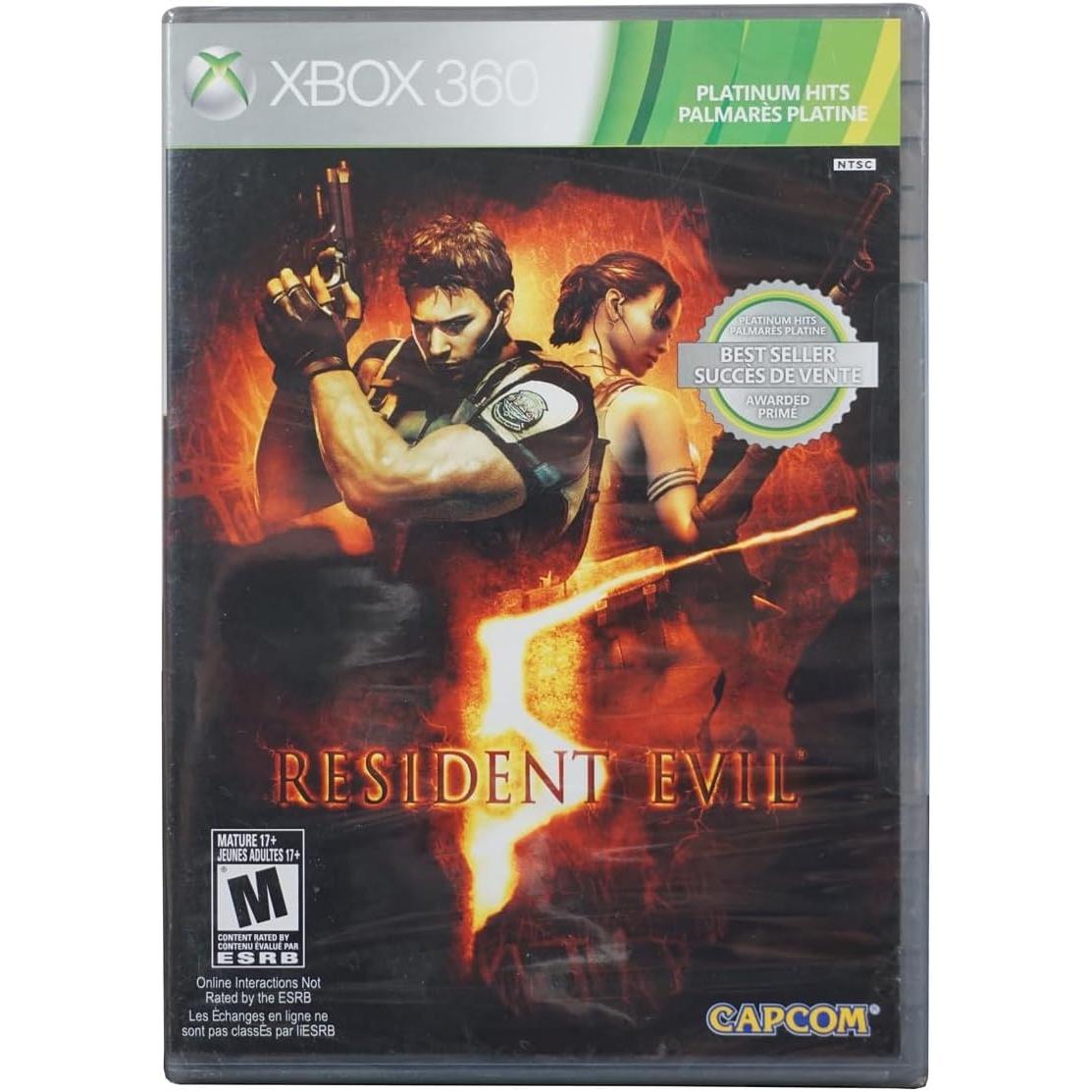 Resident Evil 5 (Platinum Hits) Juego para Consola Microsoft XBOX 360