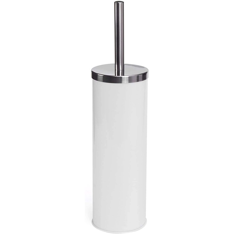 Escobillero de Baño - Acero Inoxidable con Soporte Higienico - Ø 9.3 x 38.5