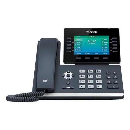 Sip-t54w ip phone black wired
