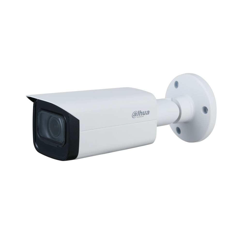 CÁMARA 4 EN 1 Dahua 5MP CON SMART IR 80M, Óptica motorizada de 2,7~13,5 mm (113°~31,4°) Incorpora micrófono, IP67, 3AXIS