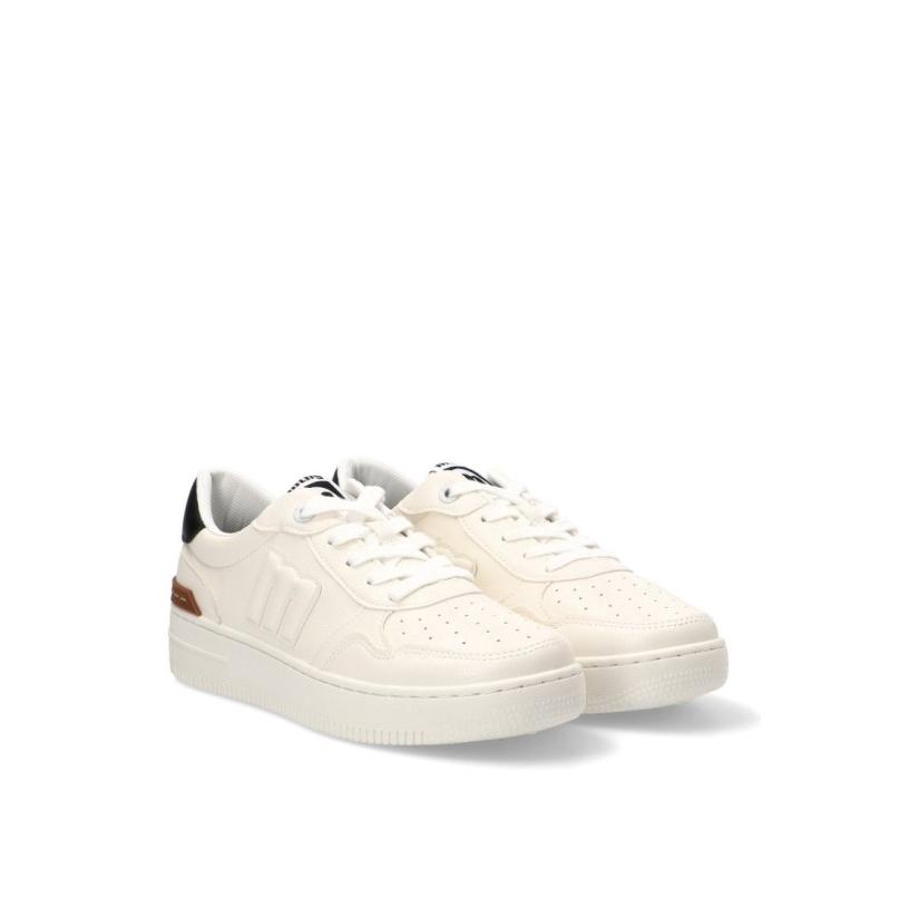 Zapatillas Casual Mustang - Hombre - Suela Plana - Modelo 84783 - Color Blanco
