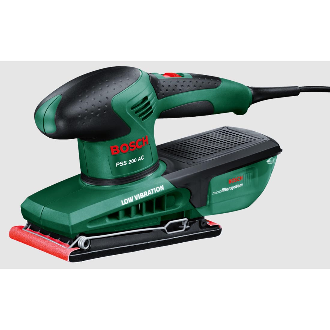 BOSCH LIJADORA ORBITAL PSS200AC. Acabado de máxima calidad en grandes superficies