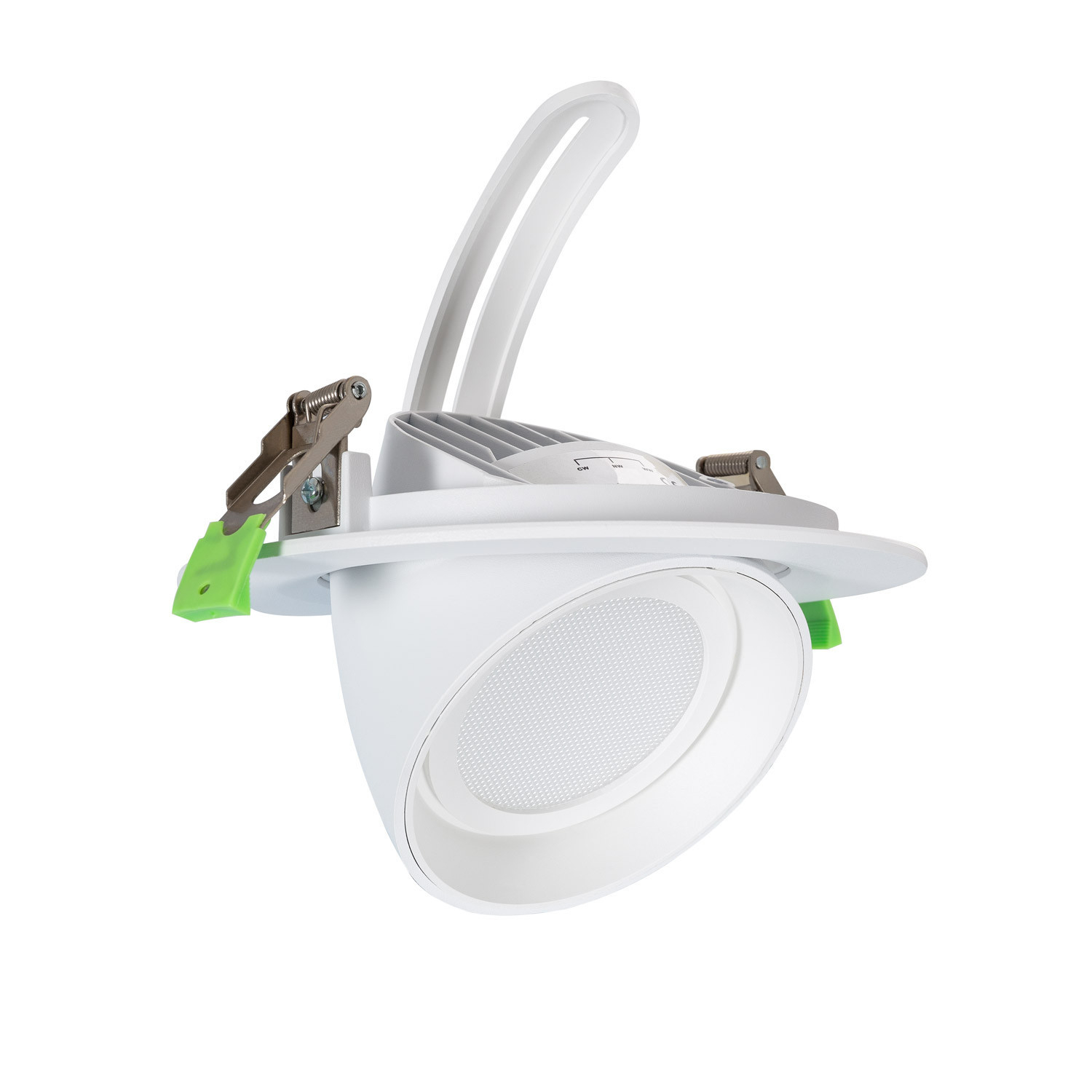 Ledkia Downlight LED 48W Circular Direccionable OSRAM 120 lm/W LIFUD Corte Ø 195 mm No Flicker 3000K Blanco Cálido