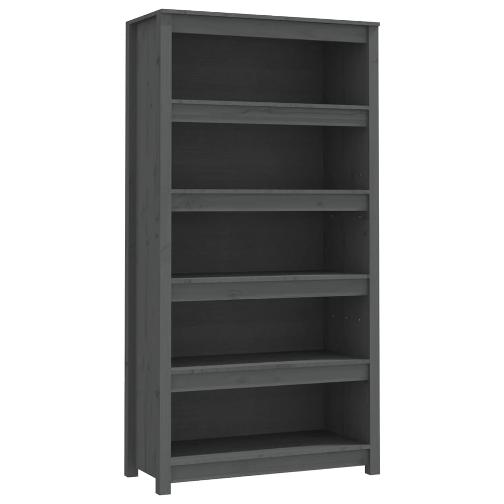 Vidaxl Estantería de Madera Maciza de Pino 80x35x154 Cm Natural