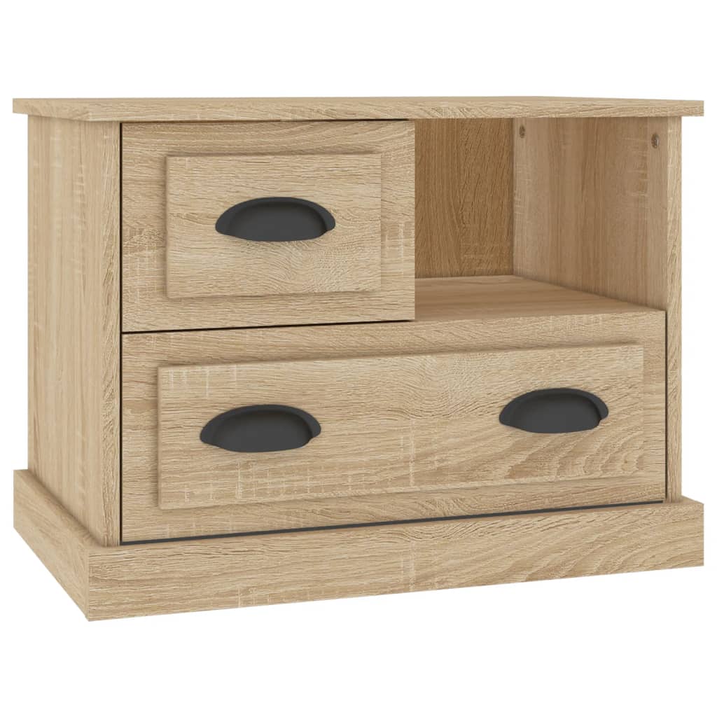 Vidaxl Mesita de Noche 60x39x45 Cm Blanco para Salón y Estudio
