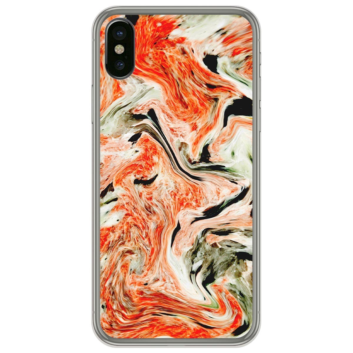 Tumundosmartphone Funda Gel Tpu para Iphone X / Xs diseño Mármol 12 Dibujos