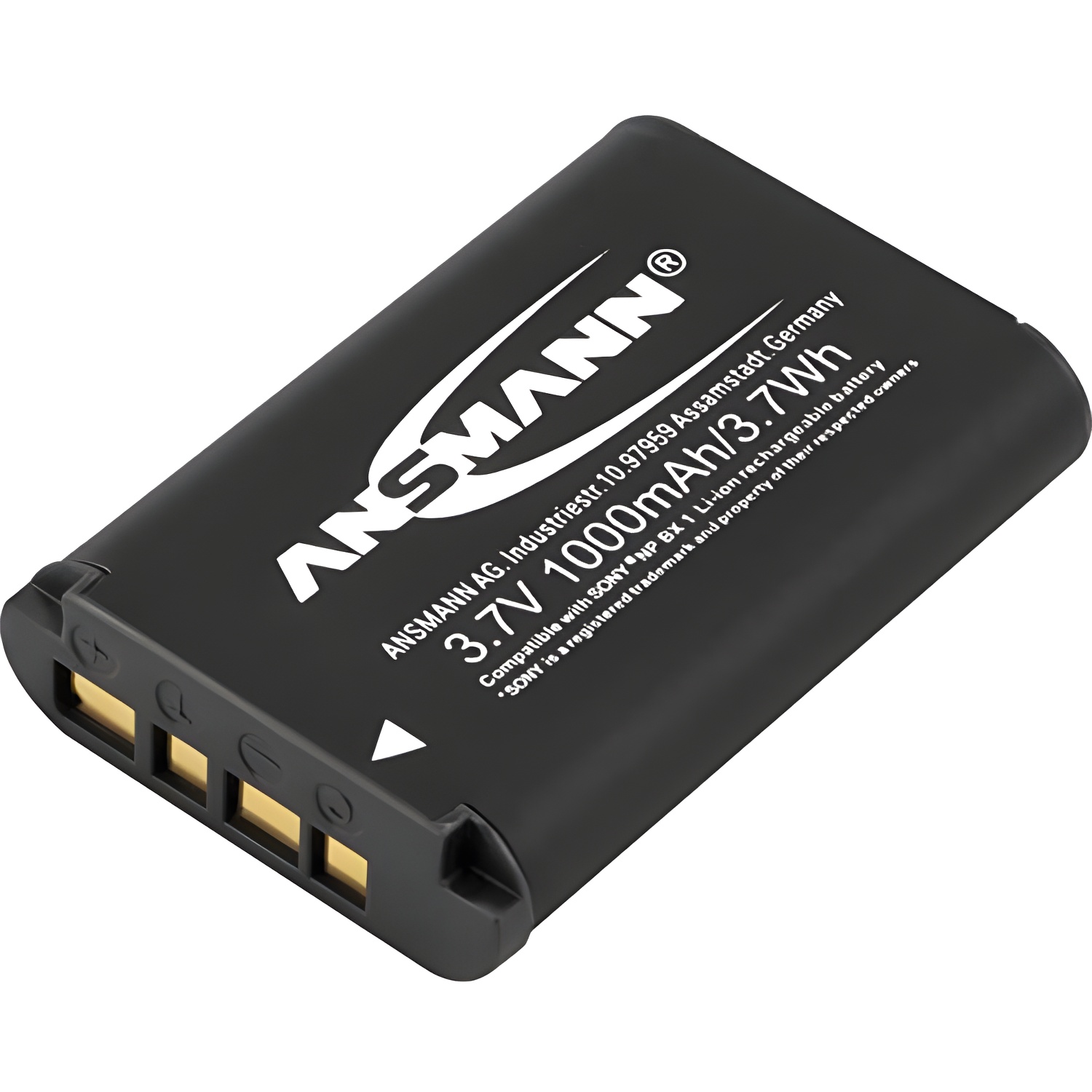 Ansmann 1400-0041 - Batería para cámara Sony NP Bx 1 (Li-Ion, 3.7 V, 1000 mAh)